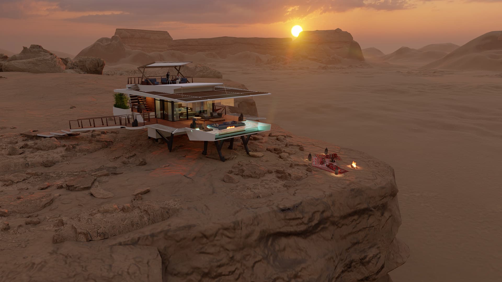 Designed with a small footprint, it lives large and takes luxury to impossible places.